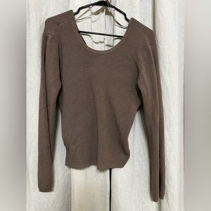 Hippie Rose Sweater Criss Cross Back